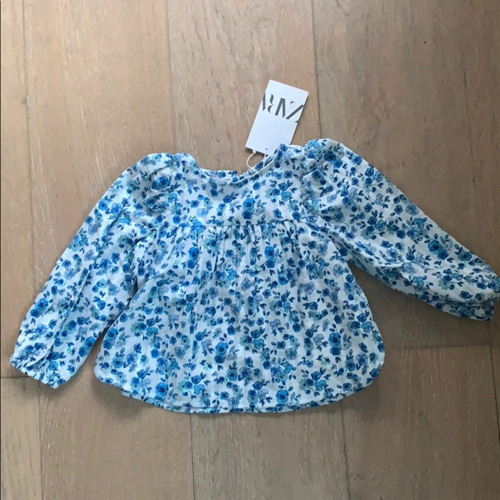 Zara flower blouse